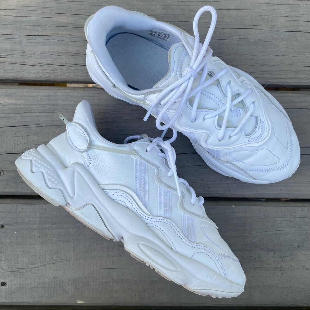adidas Ozweego Triple White shoes size 7 - Picture 3 of 16